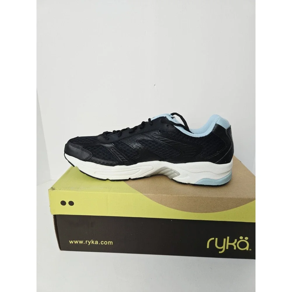 Ryka Womens Shoes NEW size 11W black blue athletic shoes 747344